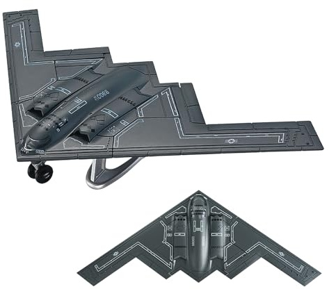YOUNEEDFUL 1/200 Scale B-2 Spirit Military Aircraft Quick Build Model，B2 Bomber Model Gift for Military Enthusiasts and Fans