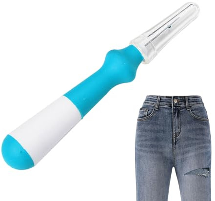 fatiaou Separatore filo per cucito, strumento separatore per cucitura, utensili per cucire fili portatili, antiscivolo, rimozione fili con comoda impugnatura per ricamo