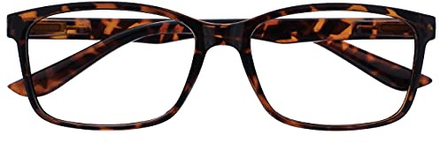 The Reading Glasses Company La Compañía Gafas De Lectura Marrón Carey Lectores Grande Estilo Diseñador Hombres R83-2 +1,50
