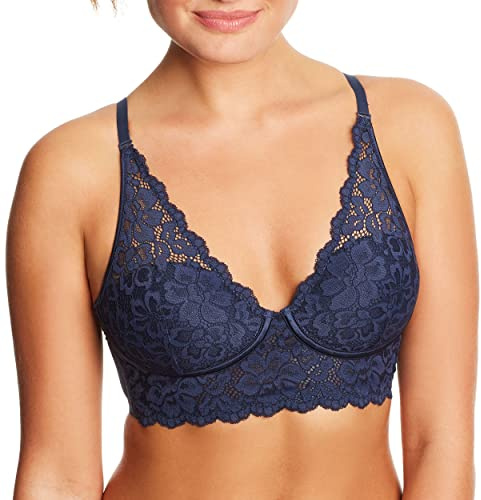 Maidenform Mujer Casual Comfort Baúl de Encaje Casual y cómodo Not Applicable, Azul Marino, M