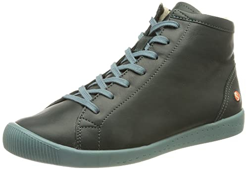 Softinos Ibbi653sof, Bota de Tobillo Mujer, Verde Bosque, 40 EU