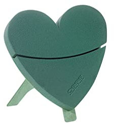 Flowerbox Oasis Steckschaum Bioline Deco Herzen 30cm Steckmasse Steckschwamm - 2 Stück