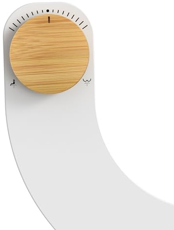 Bidet Aufsatz - Ultra-Slim linkes Hand Bidet Nicht Elektrisch Einsatz Für Toilette mit,Doppel Düsen Bidet Toilettenaufsatz,Front- und Heckreinigung,WC-Aufsatz,Po-Dusche, Taharet (Holzmaserung)