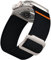 Epova Armband kompatibel mit Apple Watch Ultra/Ultra 2 Armband 49mm 45mm 44mm 42mm 46mm, 28mm Breites Verstellbares Nylon Sport Ersatzarmband für iWatch SE Series 10 9 8 7 6 5 4 3 2 1,Schwarz