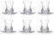 Pasabahce-Timeless Cut Crystal Teegläser Set - 12-teiliges Teeset 96992