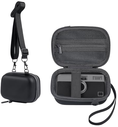 Leayjeen Film Camera Case, Compatible with Kodak EKTAR H35,Film and Battery Storage Case, Eva Hard Shell (Case Only), Black