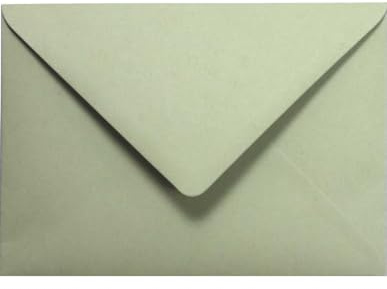 Netuno 25 kuvert ljusgrön DIN B6 12,5 x 17,5 cm naturlig och elegant | 120 g kross kiwi – ädla gröna kuvert naturpapper för påsk, vår, inbjudningar, gratulationskort och födelsedag