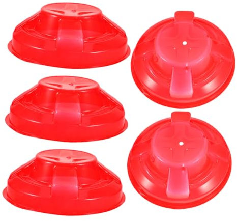 WATIIFUFU Lot De 5 Protections Anti-Incendie pour Cuiseur De Pommes De Terre Au Four À Micro-Ondes, Détecteur De Pommes De Terre Au Four À Micro-Ondes, Couvercles Anti-Poussière,