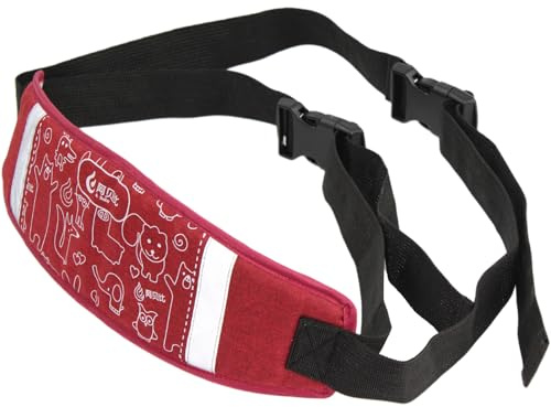 Imbracatura da moto per bambini: cinghie di supporto per cintura, design imbottito di sicurezza ad alta visibilità, fibbie antiscivolo stabili e sicure. Bordo riflettente per il fissaggio del