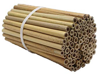 Super Idee Bamburör för Insekthotell, Paket med 100