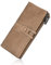 Roulens Portefeuille en Cuir véritable pour Femme Portefeuille Femme Cuir Porte Monnaie Porte-chéquiers Porte-Cartes pour 13 Cartes
