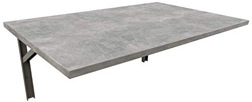 mikon 80x40 Wandtisch Wandklapptisch Küchentisch Schreibtisch Esstisch Klapptisch Esstisch Wandtisch Küchentisch Schreibtisch Kinderschreibtisch Bartisch Computertisch | Beton