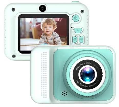 Camara Fotos Infantil, Andoer Cámara de Fotos para Niños, 1080P 20MP Cámara Fotos Niños Pantalla de 2,0 con Zoom Digital 4X, Regalos de Cumpleaños 3 a 12 años Niños y niñas