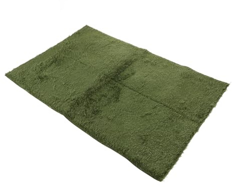 MUELODSIC Tappeto per Rettili in Prato Sintetico Substrato Decorativo Morbido per Terrari e Teca Adatto Lucertole Tartarughe e Rettile Facile da Tagliare e Pulire