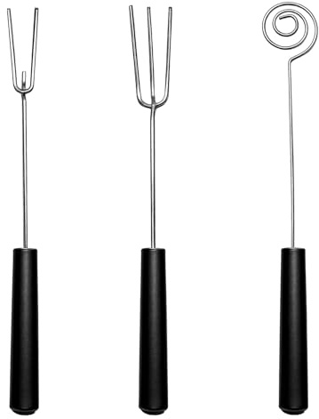 Tenedor De Chocolate Juego De 3 Tenedores Para Fondue Tenedores De Fondue De Acero Inoxidable Tenedor De Buceo Para Chocolate, Queso, Frutas Y Malvaviscos