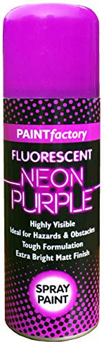 Paint Factory Neon Spray Paint Purple, 200 ml