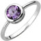 Jobo Damen-Ring aus 925 Sterling Silber mit Amethyst Größe 58