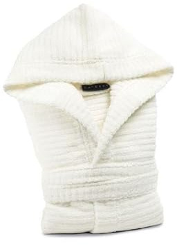 Caleffi - Accappatoio con cappuccio - Stripe - Cotone naturale 100% - 420gr