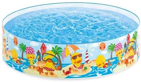 Intex 58477EP 4ft X 10in Animal Adventure Snapset Kiddie Pool