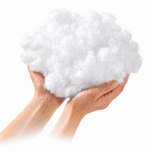 Yorkshire Homeware® Hollow Fibre Stuffing/Filling/Fill Toys, Pillows, Cushion Cover Pads Fillings Stuffing Teddy Bear 100% Polyester High Grade Filling (1 Kg)