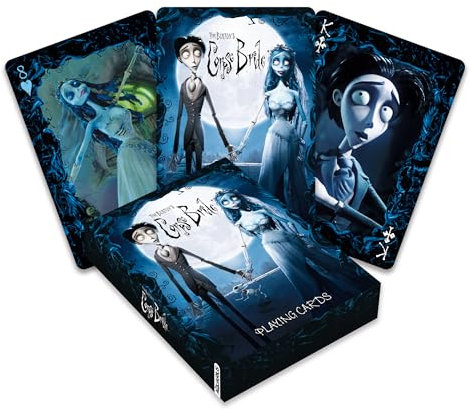 AQUARIUS Corpse Bride Spielkarten – Kartendeck mit Corpse Bride-Motiv für Ihre Lieblingskartenspiele – Offiziell lizenzierte Corpse Bride Merchandise & Sammlerstücke