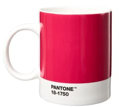 Pantone Porzellan Kaffeebecher, inkl. Geschenkbox, 375ml, Color of the Year (CoY) 2023: Viva Magenta 18-1750