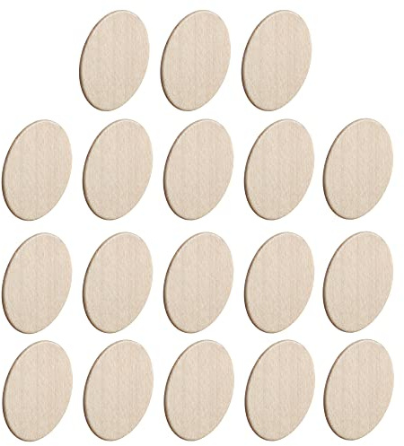 cyclingcolors 26x Abdeckkappen Selbstklebend Naturholz 14 mm Schrank Regal Bohrloch Abdeckung zum kleben schutzkappen, Ahorn