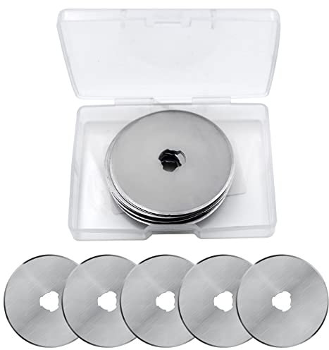 15 Stück Ersatzklingen 45mm für Rollschneider Edelstahl Rollmesser Rundklingen