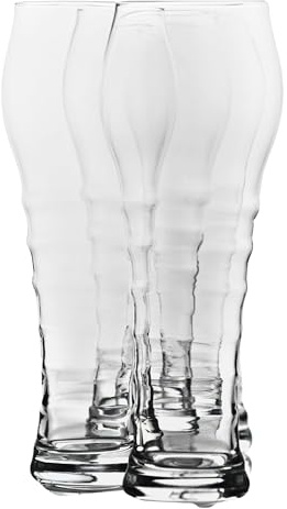 B.BOHEMIAN Juego de 4 vasos de cerveza, 500 ml, vasos de cerveza de trigo levadura, cerveza Pilsener, colección Ipa & Special Beer, un regalo muy adecuado, apto para lavavajillas (Ipa & Special