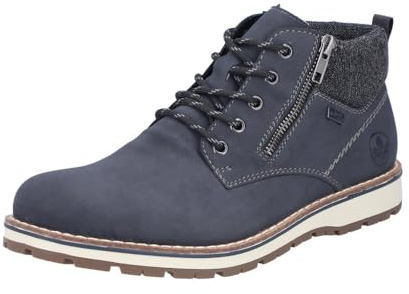 Rieker Bottines à lacets pour homme, bleues, taille 43 EU, bleu, 43 EU