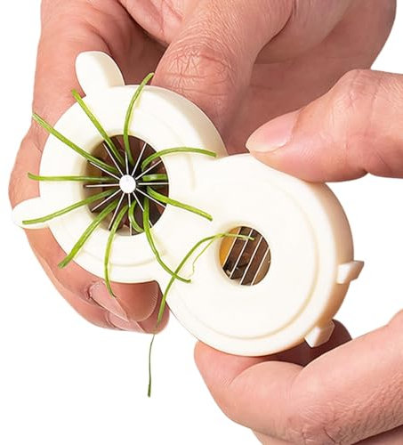 Grattugia cipolla in acciaio inox, taglierina per cipolle, tritatutto – affettatrice per verdure, affettatrice per cipolle, tritatutto per carote e aglio, grattugia, taglierina in seta, utensile da