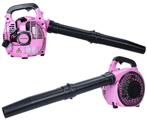 tinysiry Soplador de hojas de gasolina, soplador de hojas de mano de 26 cc de 2 tiempos, barredora de césped a gas, potente soplador de jardín de gasolina para el cuidado del césped, soplador de