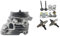 YRTJINYQ Ensemble Cylindre Compatible avec générateur GX200 170F 6,5, Pompe de Culture, balayeuse de Neige, déchiqueteuse à Bois, pièces de Rechange Compatible avec Moteur 4 Temps