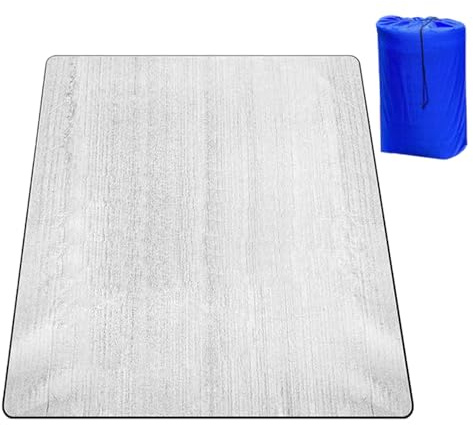 Générique Tapis de Sol pour Camping | 198x198 cm Imperméable et Isolant - Tapis de Sol Isolé pour Extérieur,pour extérieur, randonnée, Sac à Dos, Tente, Plage, Parc, Voyage en