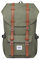 KAUKKO Rucksack Damen Herren Daypack mit Laptopfach für 15 Zoll Notebook für Schule, Uni, Reisen, Wandern, 22L (Grün)