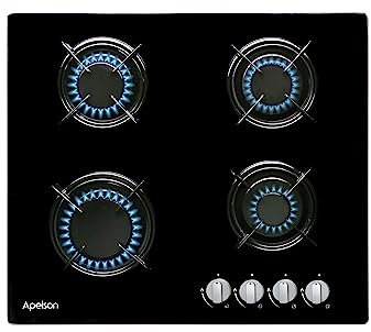 APELSON ACGI 4060 BK Incasso Gas Nero piano cottura