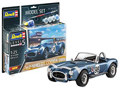 Revell Model Set 67669 - maquette de voiture de légende AC Cobra 289 à construire, échelle 1/35