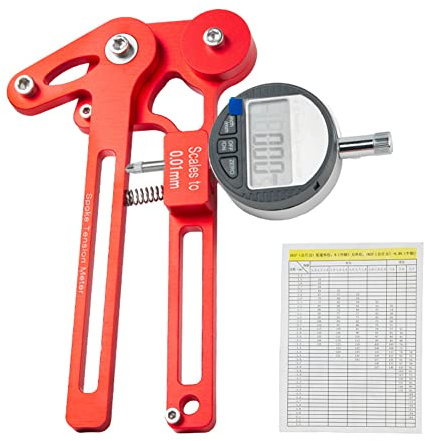 SPORTARC Misuratore di tensione dei raggi Misuratore di tensione dei raggi Strumento di produzione della tensione del filo (orologio elettrico rosso)