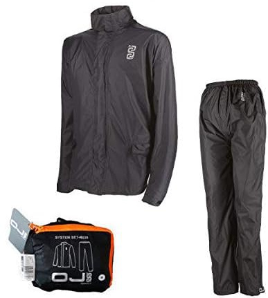 R028 Taille M complète imperméable anti-pluie veste pantalon moto scooter OJ
