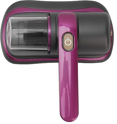 Fockety Aspirador de Cama sin Cable, Aspirador UV de Mano para Colchones, Camas, Sofás y Almohadas, Portátil, Potente, Seguro y Limpia Polvo con Batería de 1200mAh