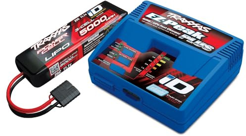 Traxxas Batterie LiPo 2970-3S 11,1 V avec chargeur, 25 C 5000 mAh