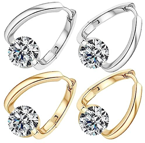 Pendientes Magnéticos | Pendientes De Magnetoterapia Linfática | Pendiente De Oreja Para Mujer Con Germanio | Pendientes De Pérdida De Peso Con Magnetoterapia | Regalo Para Novia