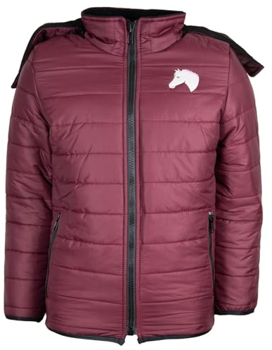 MS-Trachten Kinder Reitjacke Steppjacke Winterjacke Moni Maroon (158-164)