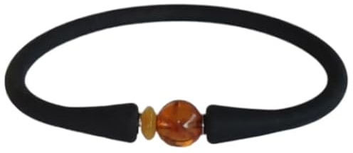 Smart Amber Bracciale con Pura Ambra Baltica (AMBRA DOPPIO ELEMENTO)