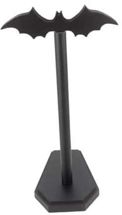 Gralara Dispensador de papel con diseño de murciélago, soporte independiente para Halloween, Gran Murciélago