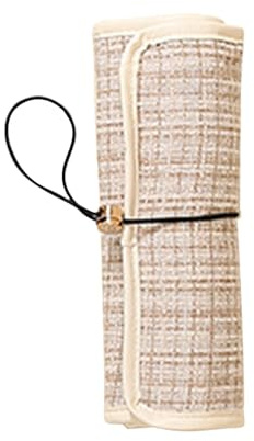 De Joyería De Viaje – Organizador Portátil Antienredos Con Bolsillos Con Cremallera | Estuche De Almacenamiento Enrollable Para Collares, Pendientes, Anillos, Pulseras, Broches De Reloj, Ideal P