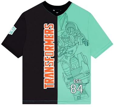 Transformers Bumblebee Camiseta De Fútbol, Camiseta Oversize Estilo Equipación De Fútbol para Niños, Camisetas para Niño