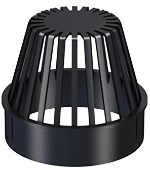 Laubfang für Flachdacheinlauf DN 125 / Steckverbindung Hart-PVC