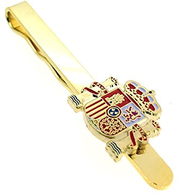 Gemelolandia Pasador de Corbata del ‪Escudo del Estado Español | Pisa Corbatas Para usar en Bodas y en Eventos formales | Da un toque Elegante | Complementos de Moda Para Hombres