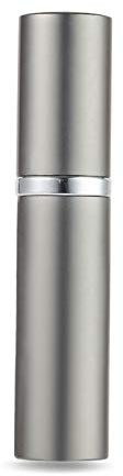 AsaNana Perfume Atomiser, Refillable & Travel Size Perfume Bottle, Leaking Proof,Bottom Pump without Funnel, Luxurious Small women and men, 5ml (Cla.-Space Gray)